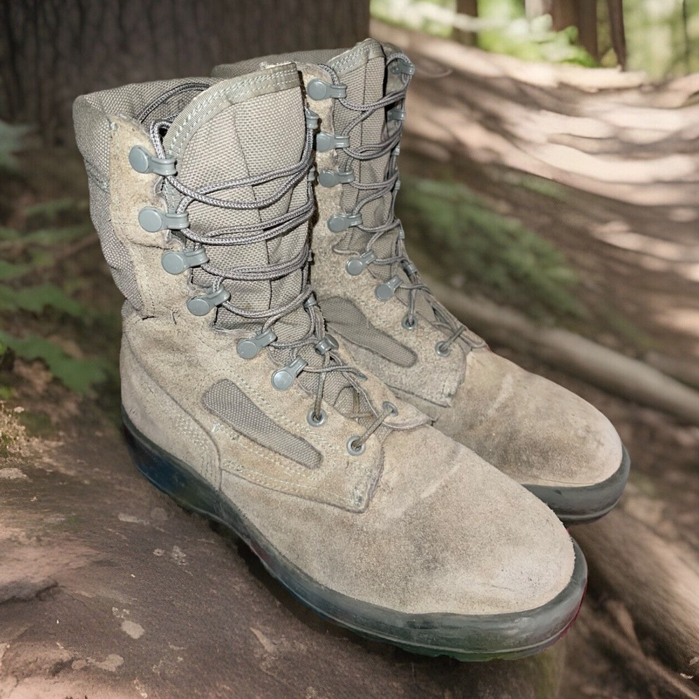 Wellco Air Force Combat Boot Men 6.5 Wide Sage Green TW Vibram Military